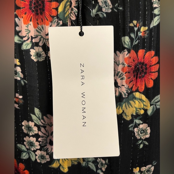 New Zara Woman Peasant Style Dress - Picture 9 of 10